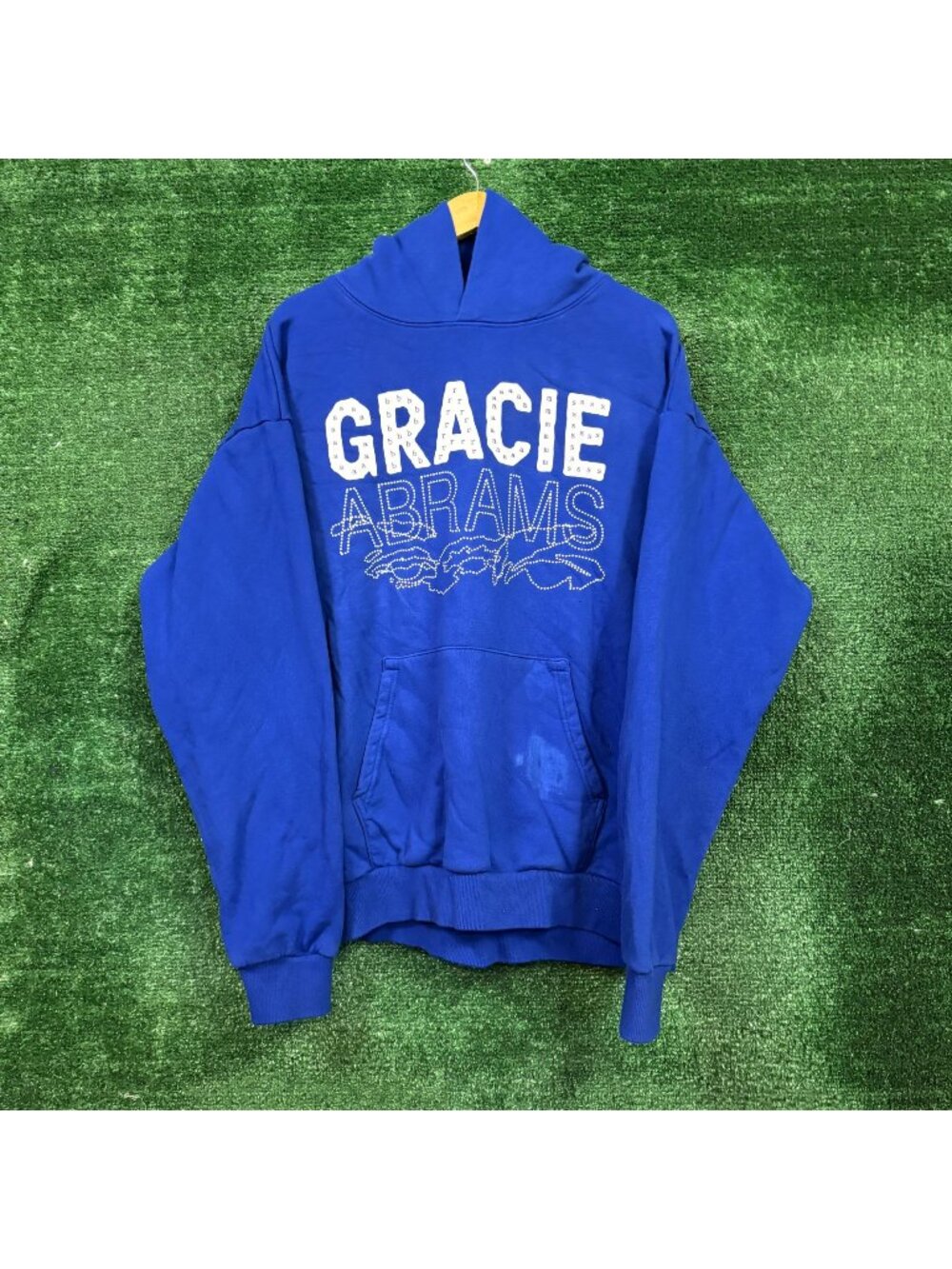 Gracie Abrams Name Logo Oversized Hoodie Size Extra Large